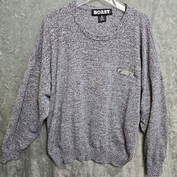 Boast Other - Boast Men's Blue Long Sleeve Size XL 100% Cotton Embroidered crewneck sweater